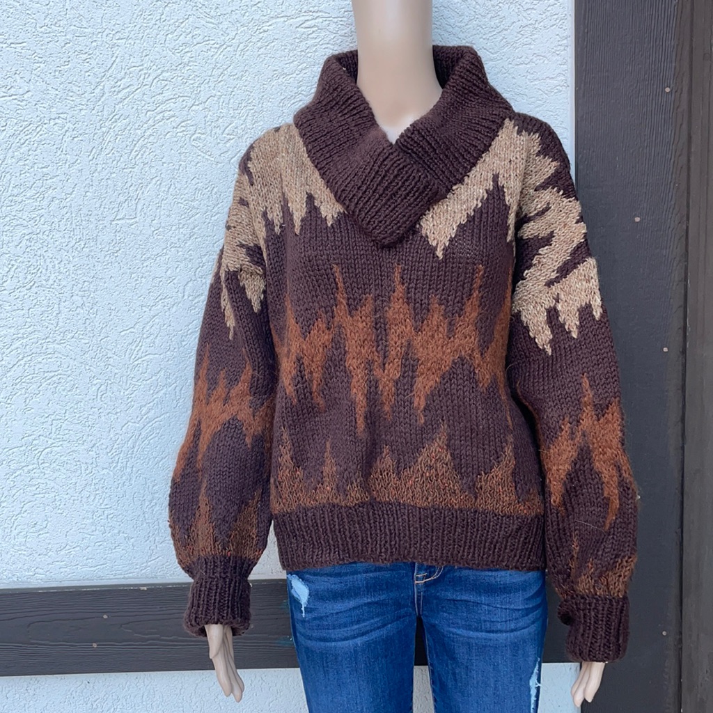 Vintage Sweater Hand Knit
